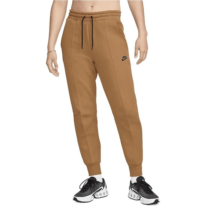 Nike Sportswear Tech Fleece Joggers Womens Small Brown FB8330 224
