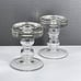 Modern Blown Glass Candleholders