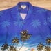 Pacific Legend Hawaiian Shirt Allover Print Parrot Tropical USA Made L Mens VGT