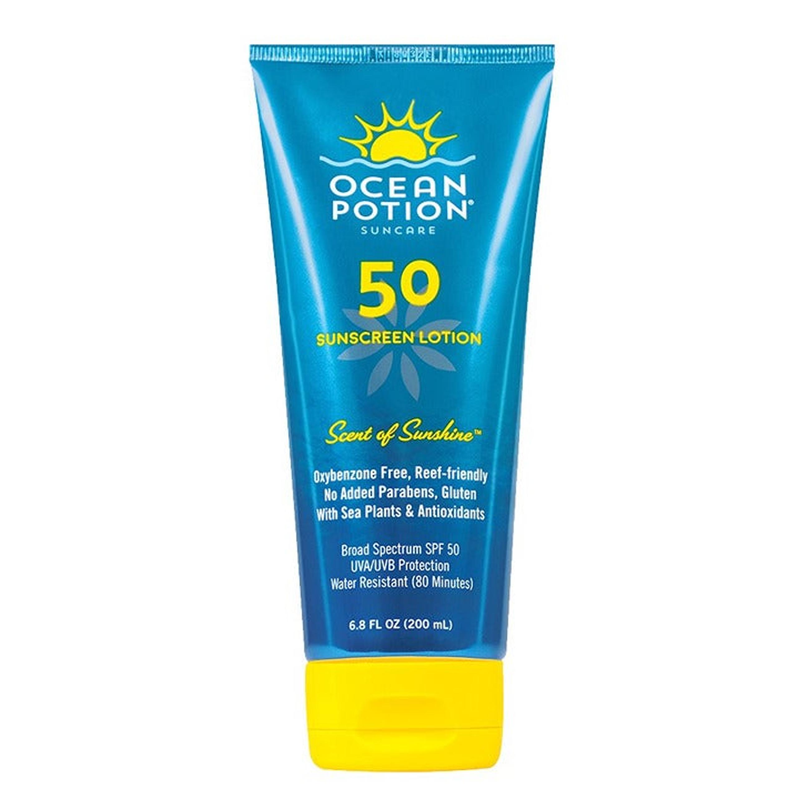 Ocean Potion Sport SPF 50 Continuous lotion Sunscreen Scent of Sunshine 6.8 oz