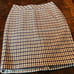 Talbots Wool NWT Houndstooth Pencil Skirt 8P