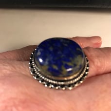 Lapis Lazuli 925 Sterling Silver Ring