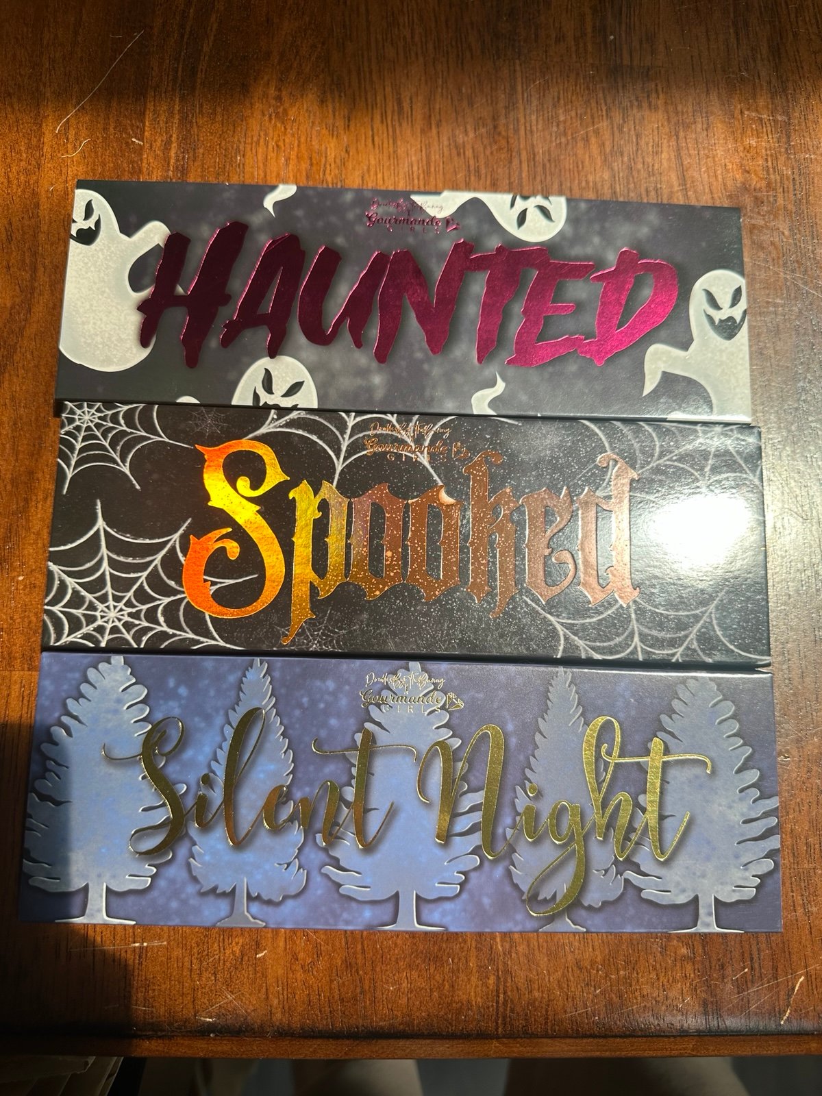 Gourmande Girls Eyeshadow Palette Bundle - Spooked, Haunted, & Silent Night