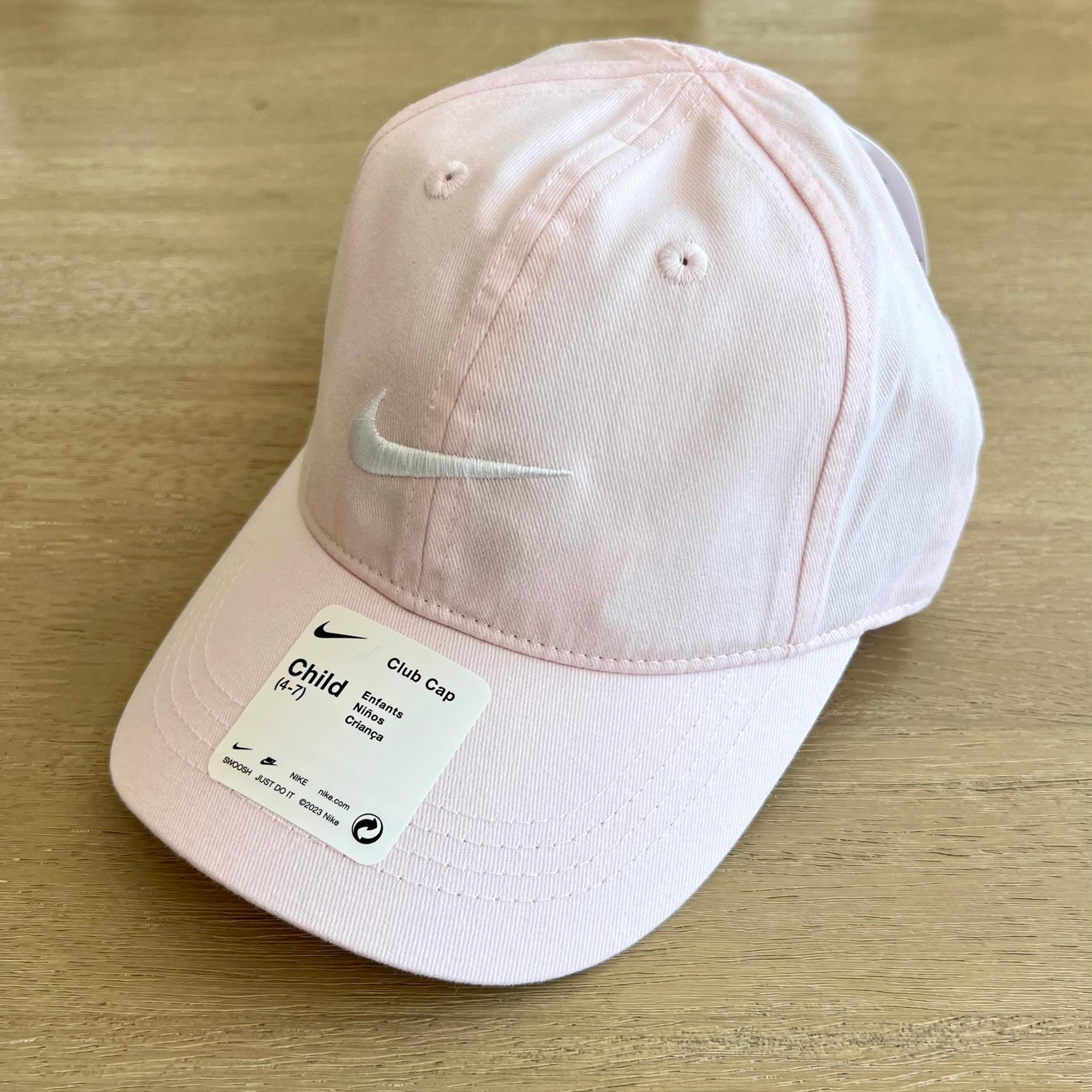 Nike Club Cap Child Size NEW Girls Athletic Ball Hat 4-7 Pink Neutral Basic