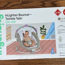 Ingenuity InLighten Baby Bouncer Infant Seat