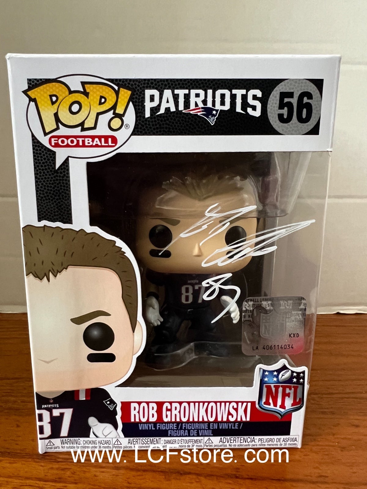 Rob Gonkowski Signed Funko POP!