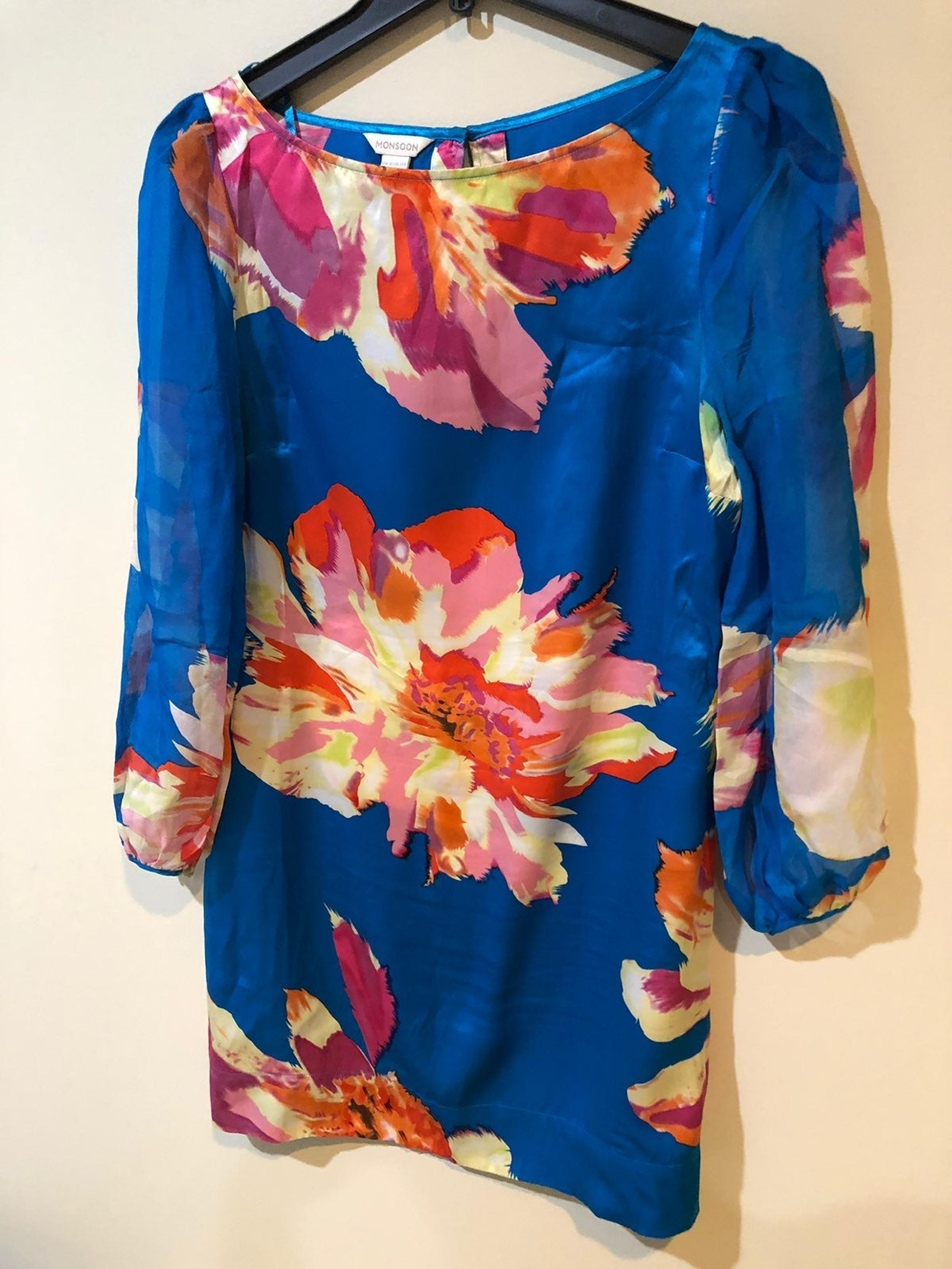 Monsoon Silk Dress