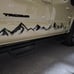 toyota tacoma side decals set of 3