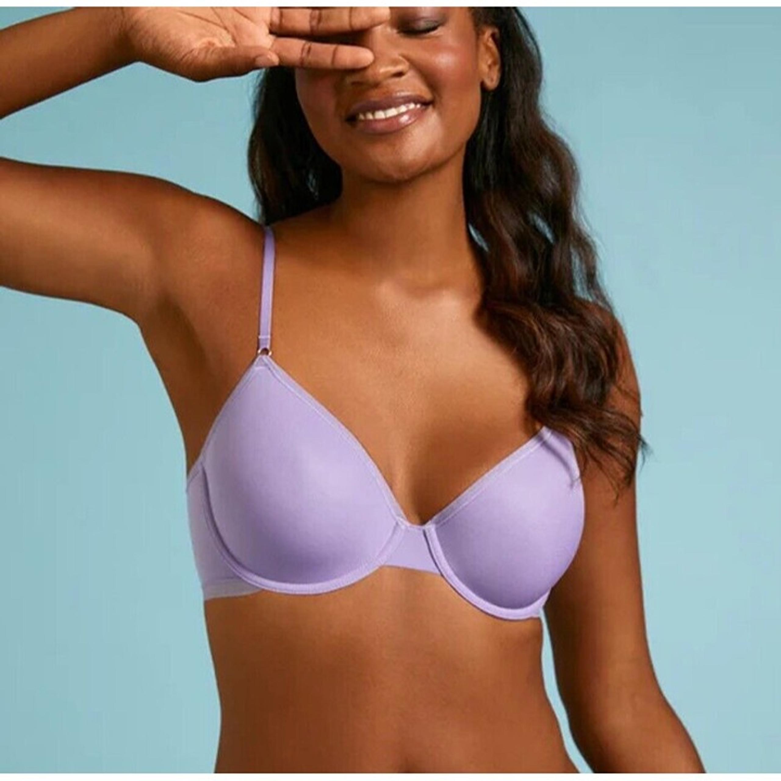 NWT ON GOSSAMER Next to Nothing Microfiber T-Shirt Bra Size 32D in Daybreak