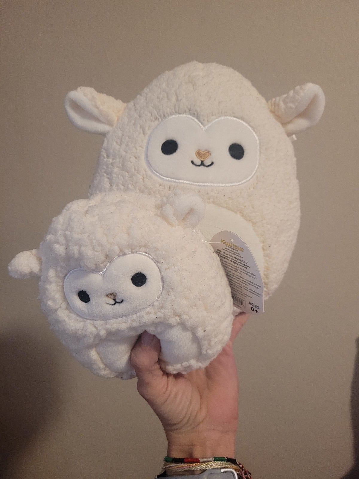 NWT SQUISHMALLOW SOPHIE SHERPA FUZZY LAMB CB 5 8