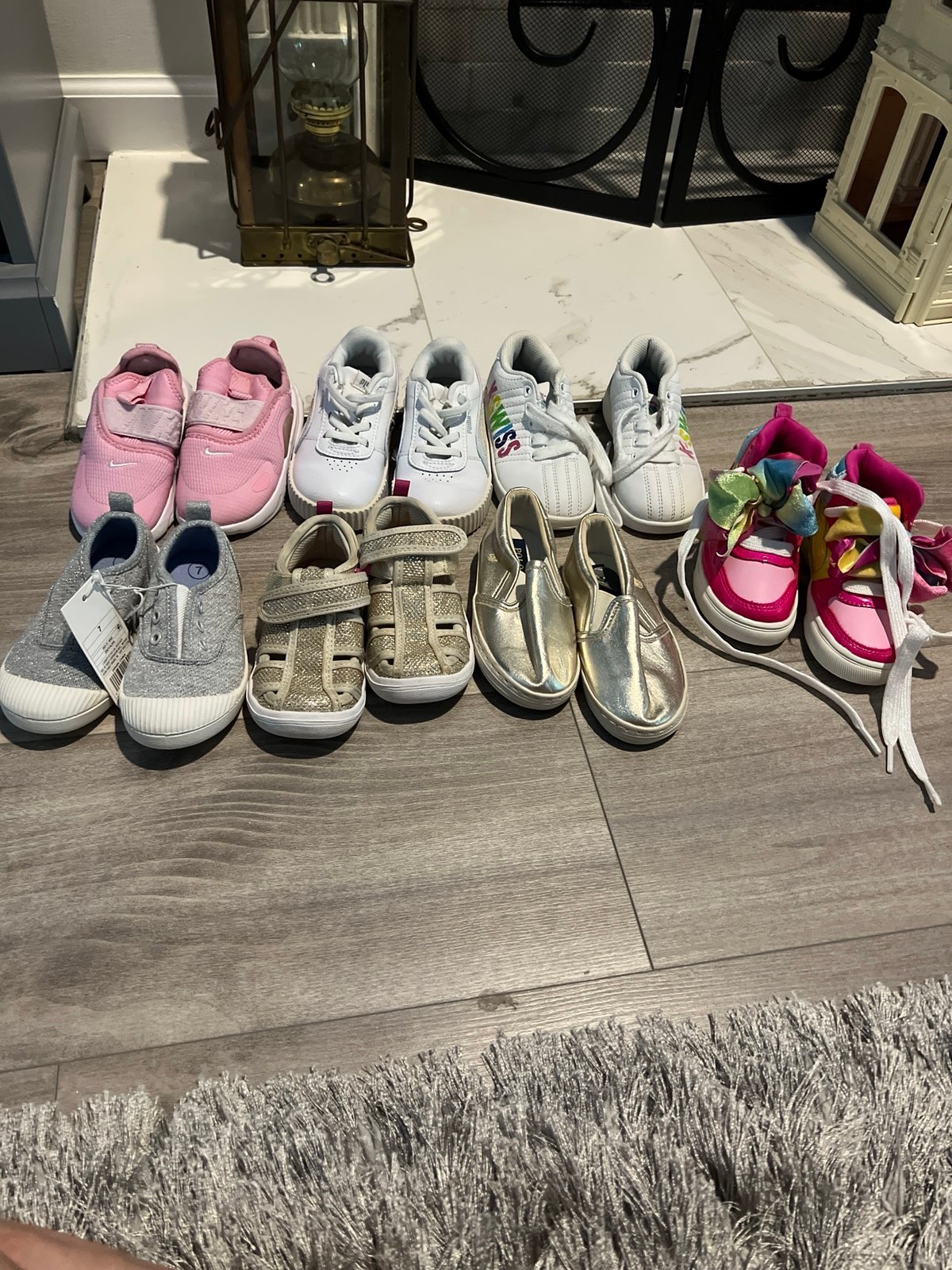 Girls shoes bundle size 7c