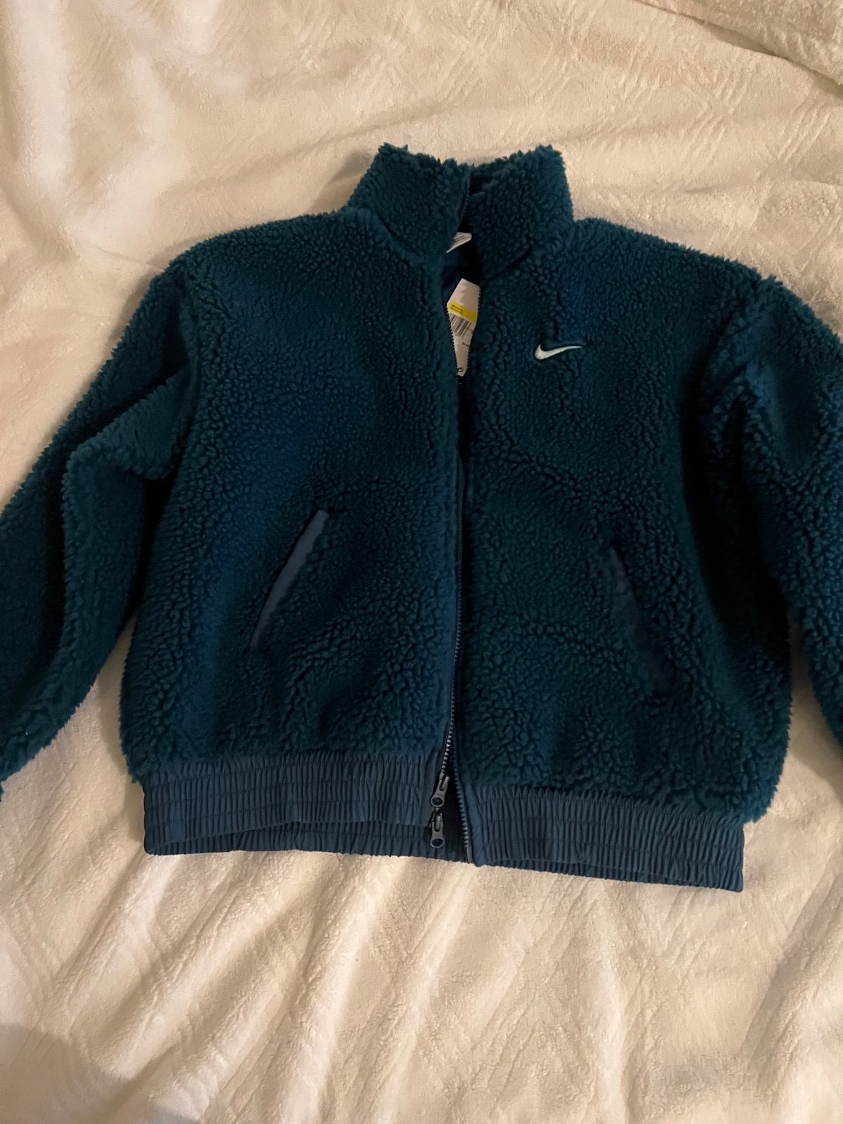 Nike swoosh plush jacket