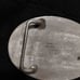 Vintage Oil Rig Pump Jack German Silver Belt Buckle Turquoise Mother of Pearl