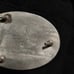 Vintage Oil Rig Pump Jack German Silver Belt Buckle Turquoise Mother of Pearl