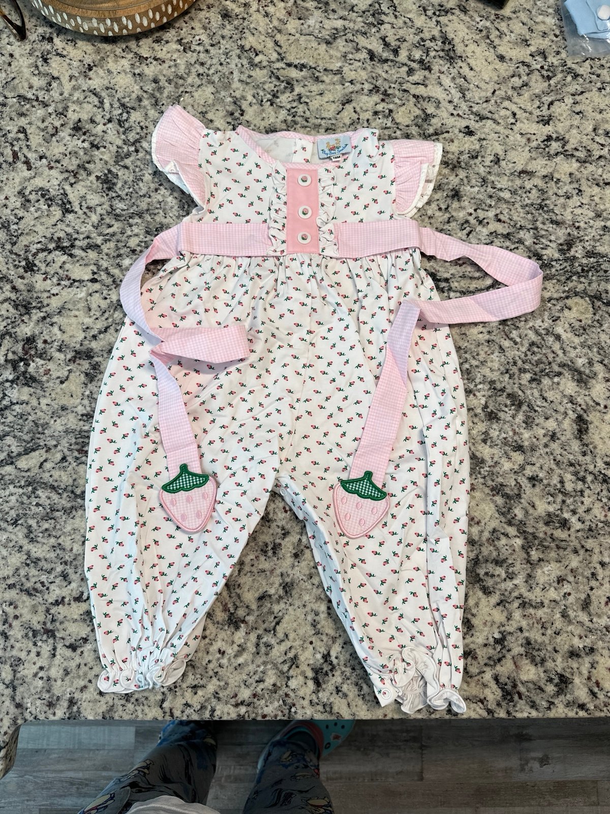 NIB Romper by Busy Bee Smocks