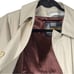 London Fog Towne Men’s Vintage Retro Classic Trench Coat Lined Tan Size 44R