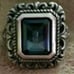 Blue sapphire ring 925 sterling silver