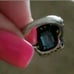 Blue sapphire ring 925 sterling silver