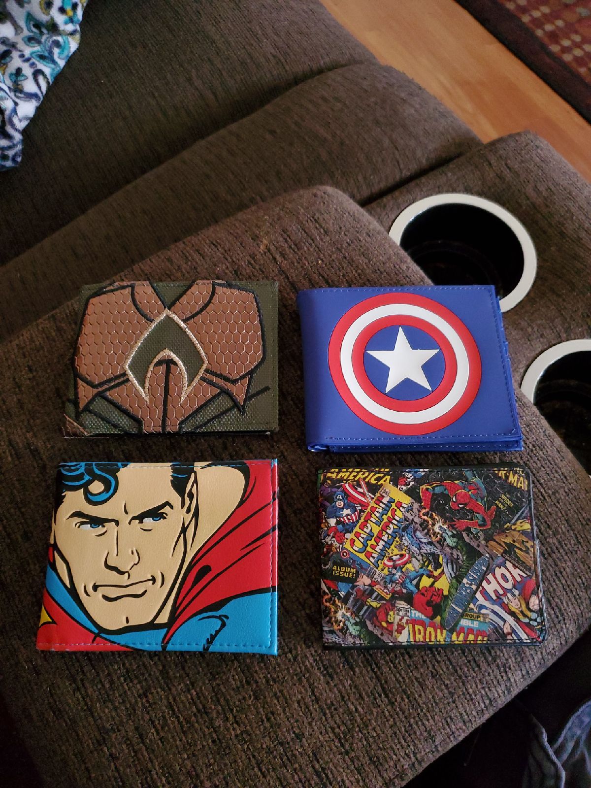 Assorted Comic Book Bi-fold Wallets
