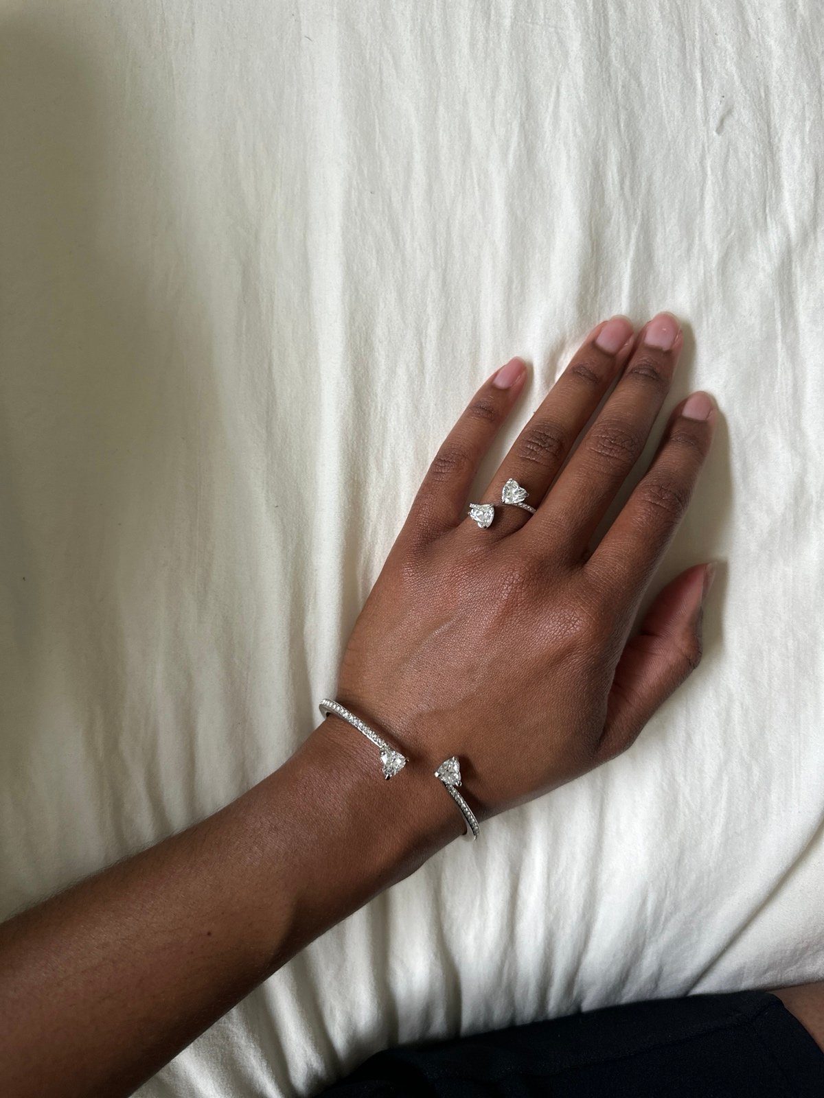 Swarovski Mesmera Attract open ring + Bracelet