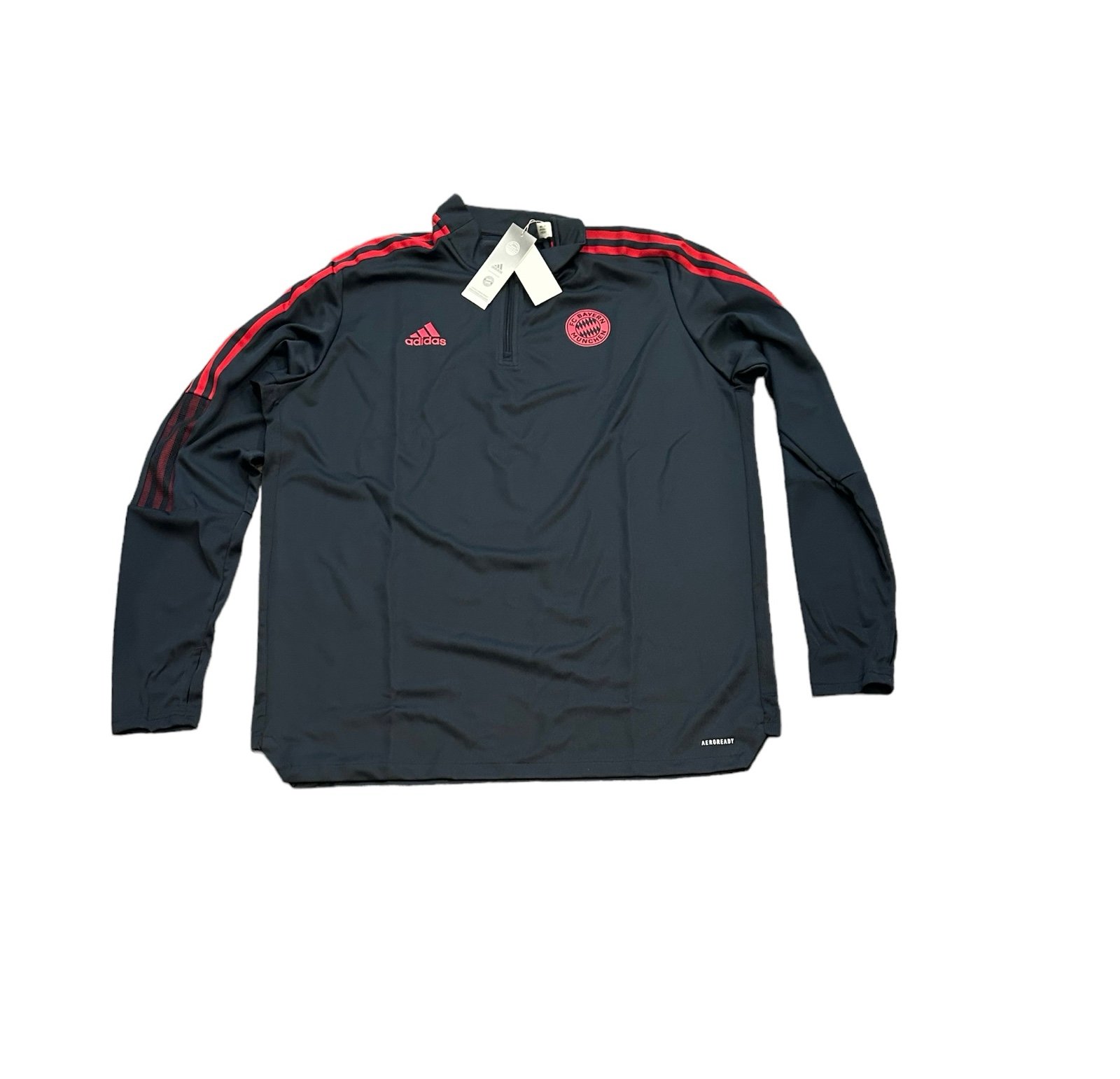 Bayern Munich Adidas Men’s 1/4 Zip Training Jacket Small