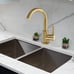 Modern Bar Sink Faucets, Brushed Gold Single