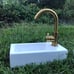 Modern Bar Sink Faucets, Brushed Gold Single