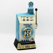 Vintage 1967 Harold's Reno Jim Beam Slot Machine EMPTY Decanter 10 Tall