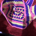 Hand Crochet Sweater Vest Tank Top Small Knit Granny Square Vtg With Headband