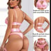 XXL Sexy Lingerie Set with Underwire Garter Belt