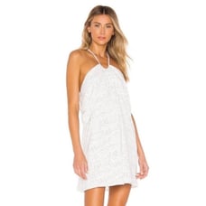 House of Harlow 1960 x REVOLVE Rosalin Mini Dress White Polka Dot Size Small