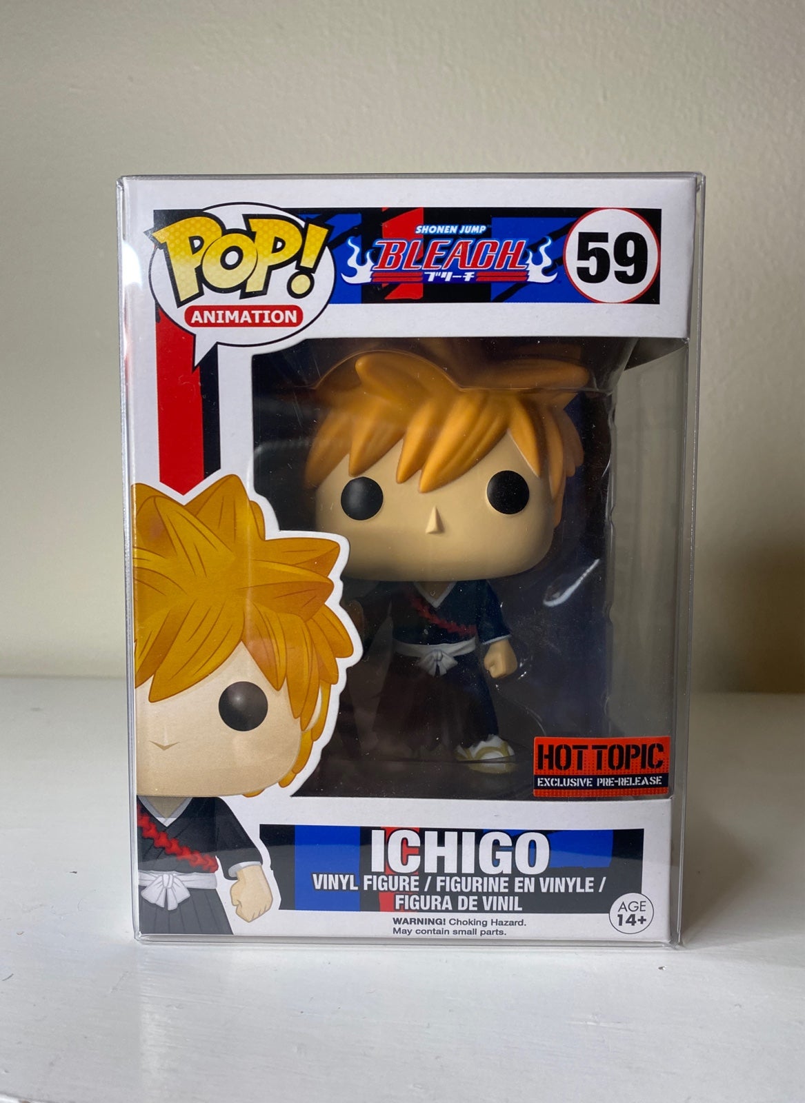 Funko Pop Ichigo 59 Bleach Hot Topic Exclusive Pre Release