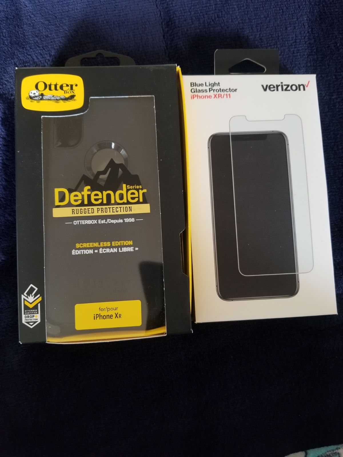 OtterBox Otter+Blue Light Glass Protector for iPhone XR/11