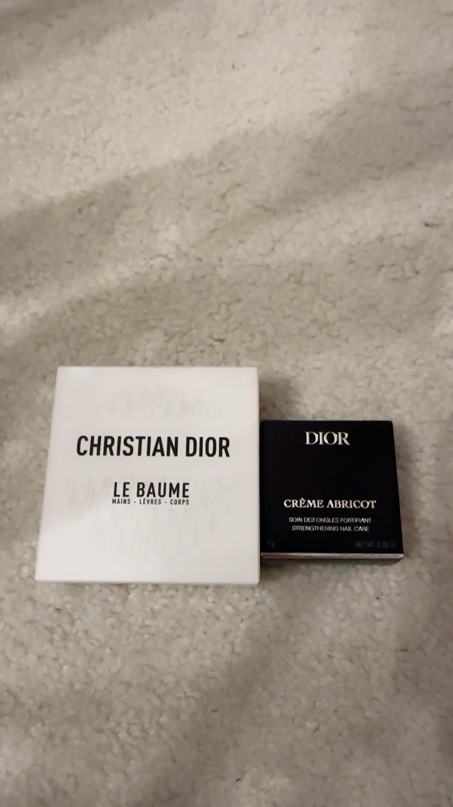 DIOR hand cream and nail care