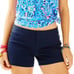 New Lilly Pulitzer Ellie Short in Midnight Navy, Size 6