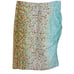Etcetera Pencil Skirt Size 2 Asymmetrical Ruched Floral Blue Academia
