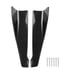 Brand New 2PCS V3 19'' Universal ABS Rear Bumper Splitter Diffuser Carbon Fiber