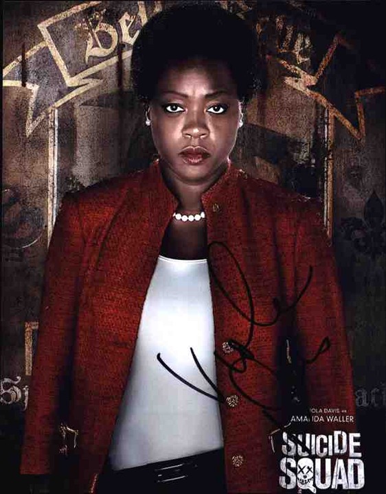 Viola Davis signed celebrity 8x10 photo C1 ViolaD11222016C1