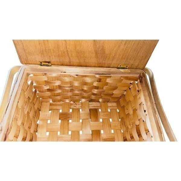 Warren Kimble Designed Basket fly on Watermelon 18”x11”x10”Vintage - detail