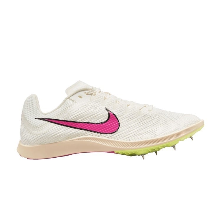 Nike Track Rival Distance Men’s Running Shoes Size 12.5 White Pink With Spikes