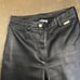 St John Sport by Marie Gray Women's Leather Pants Black Size 2