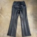 St John Sport by Marie Gray Women's Leather Pants Black Size 2