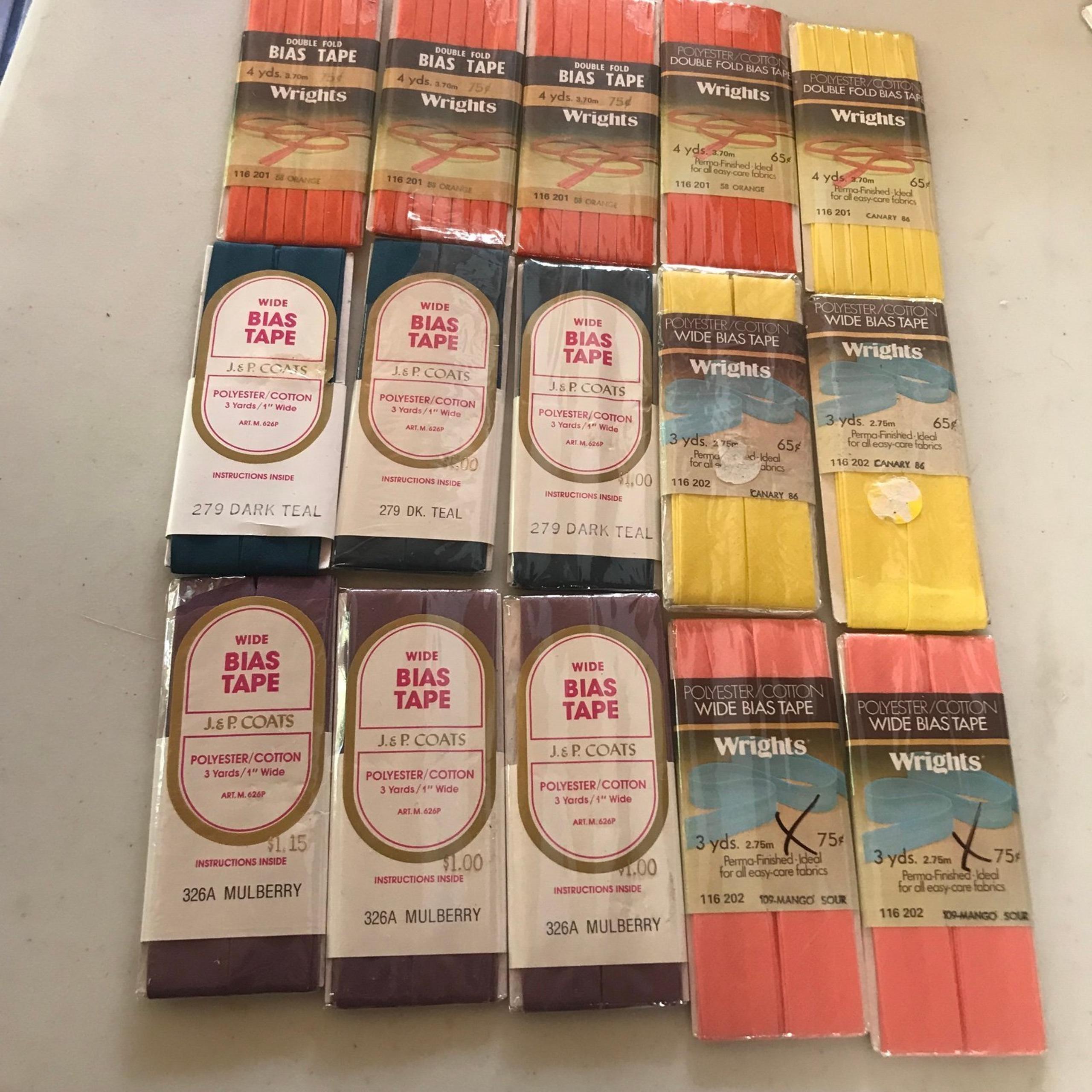 Crafts materials bias tape grammacore quilters