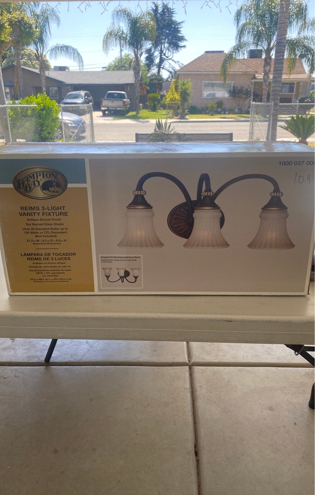 Hampton Bay Vanity Fixture