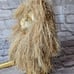 Pier 1 sitting lion bookshelf mantle decoration