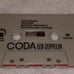 Rare Led Zeppelin Coda Import Cassette Tape Vintage Rock Jimmy Page Robert Plant