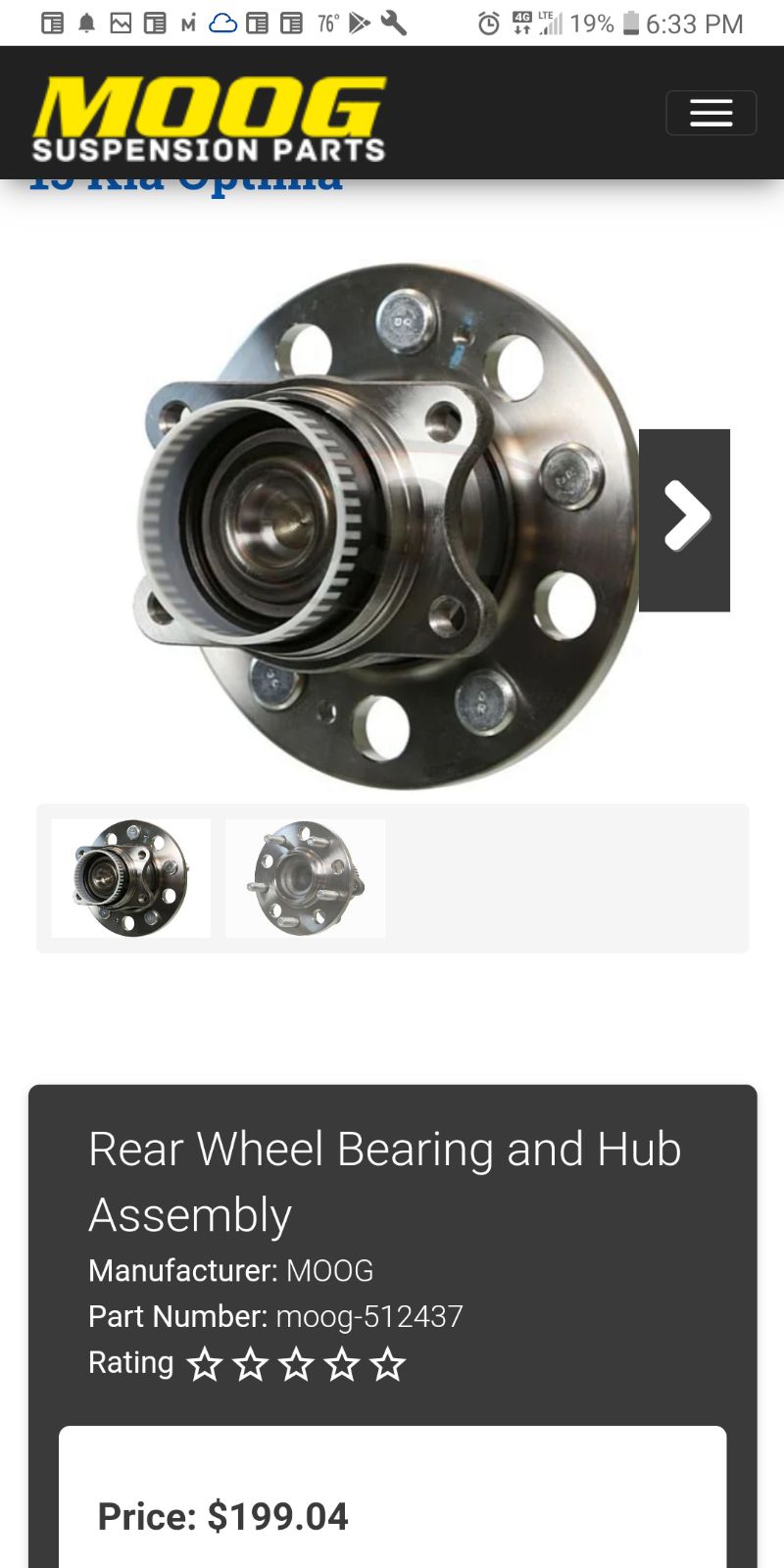 new wheel bearing