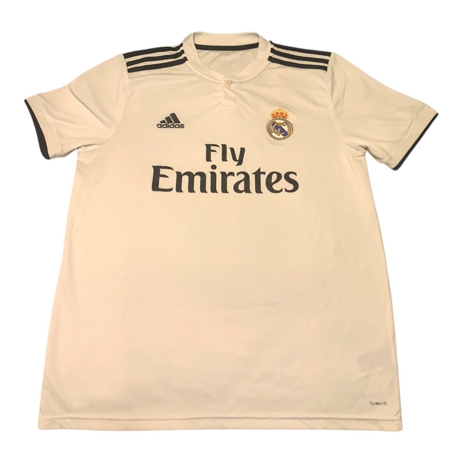 Adidas Real Madrid 2018/19 Jersey Home Football Shirt DH3372 Men's Size L