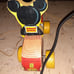 VINTAGE WALT DISNEY WOODEN MICKEY MOUSE PUDDLE JUMPER TOY EXCELLENT CONDITION
