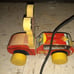 VINTAGE WALT DISNEY WOODEN MICKEY MOUSE PUDDLE JUMPER TOY EXCELLENT CONDITION